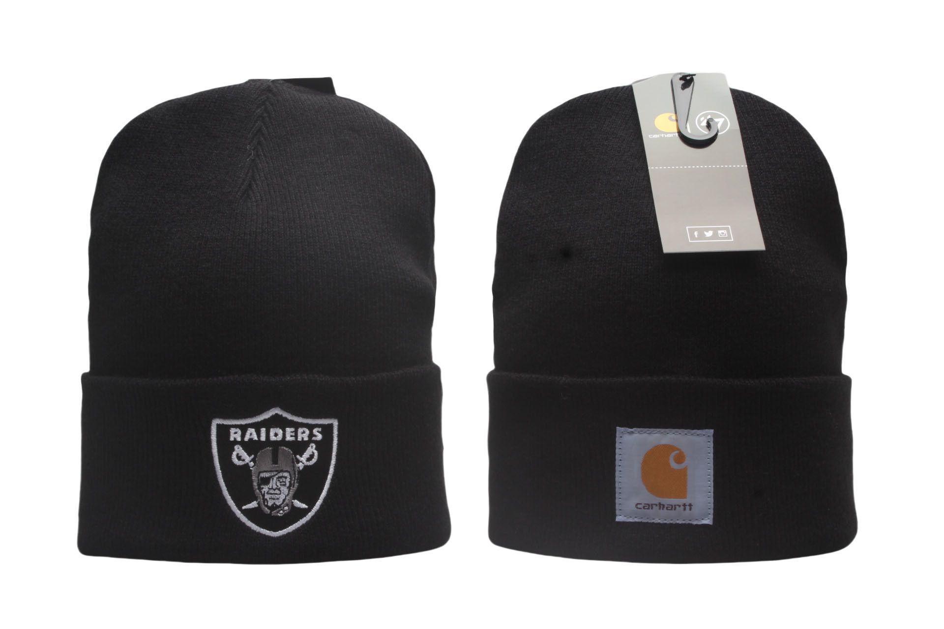 2025 NFL Oakland Raiders Hat beanie style 06->->Sports Caps